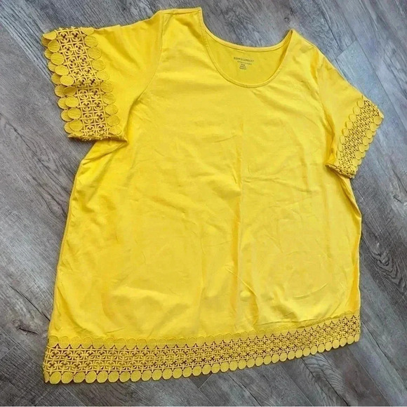 JESSICA London 4X New Without Tags Sunflower Yellow Top Beautiful - Picture 5 of 10